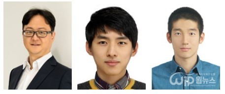 (From left) Professor Se Bum Baek Gwang Soo Kim Integrated Masters and Doctorate Course Dr. Jae Sun Jang [Photo provided = KAIST]