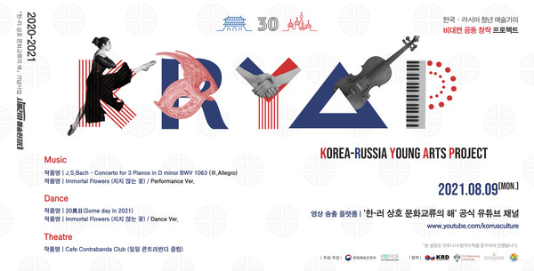 Poster of Korea-Russia Young Arts Project [Photo provided = MCST]