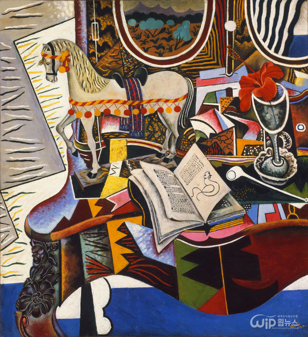 ‘Horse Pipe and Red Flower’ by Joan Miró [Photo provided = Wikipedia]