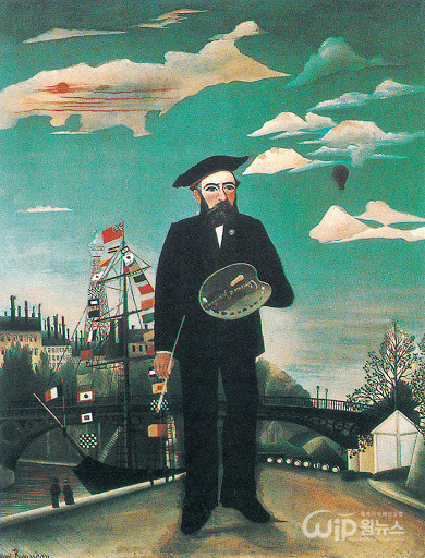 Henry Rousseaus Self portrait [Photo provided : Wikipedia]